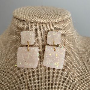 Sparkly Clay Earrings